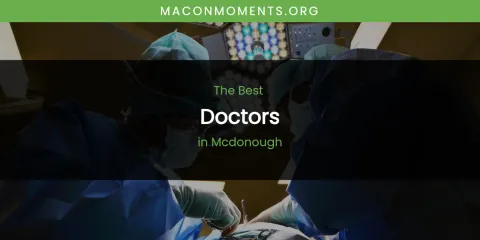 Mcdonough's Best Doctors