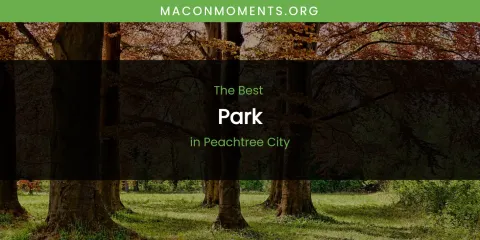 Best Park in Peachtree City: Our Expert Picks